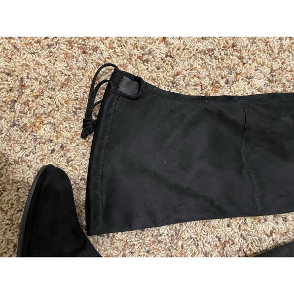 Marc Fisher Black Over the Knee OTK Boot Womens size 8 - Picture 3 of 7